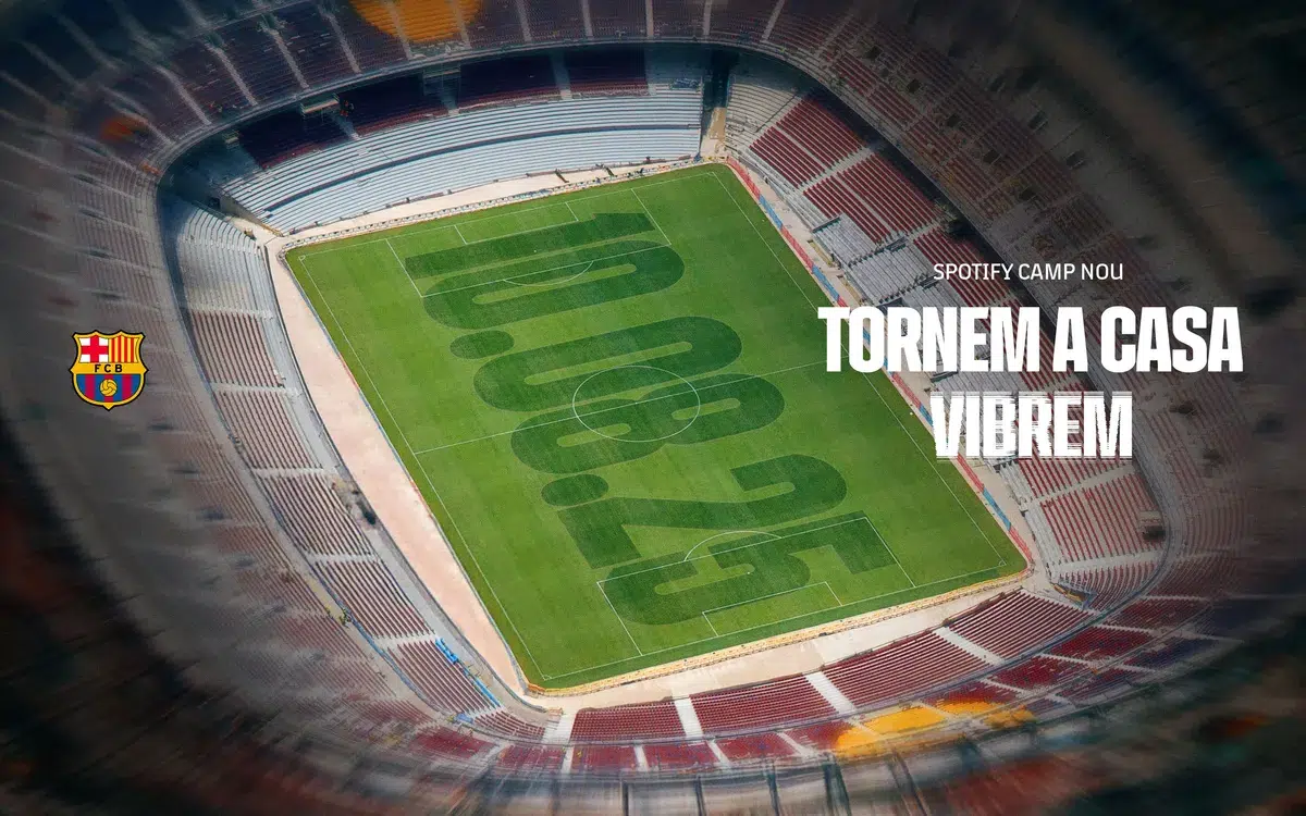 Barcelona anuncia fecha para el retorno del Spotify Camp Nou