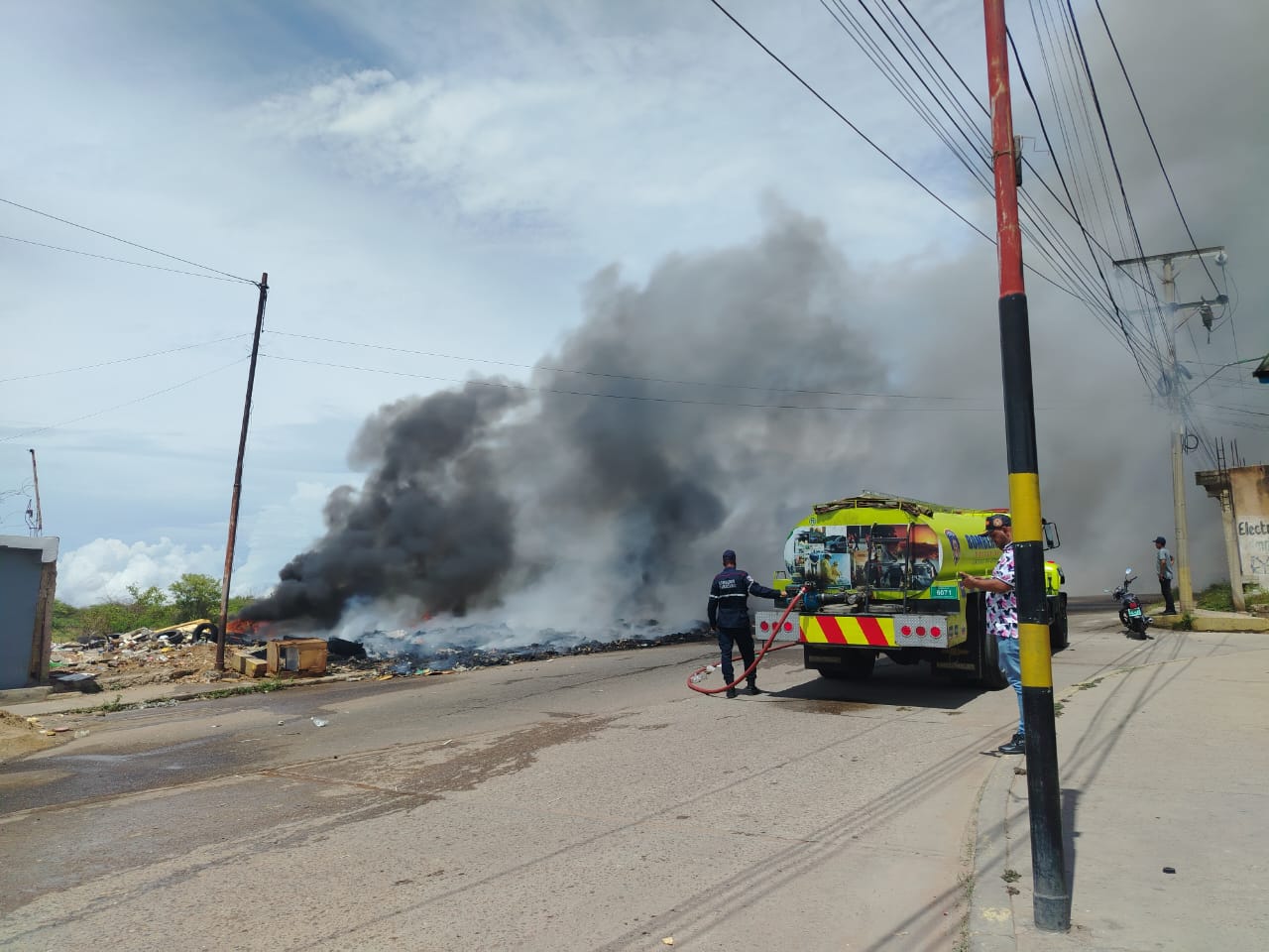Se incendia la alfarería Unión