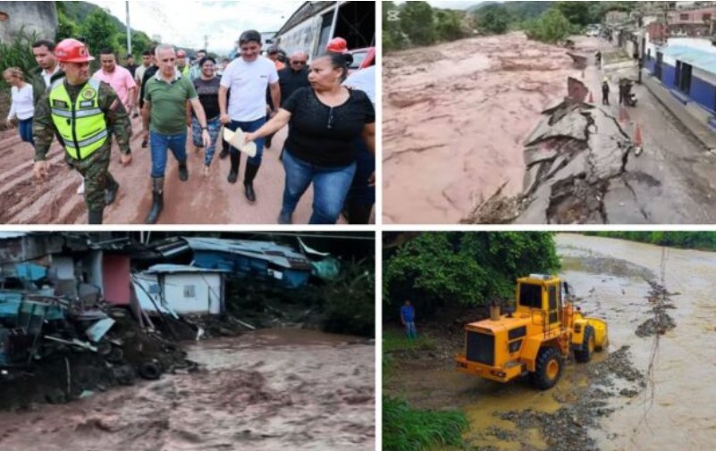 Van 44 viviendas afectadas por las intensas lluvias en Táchira