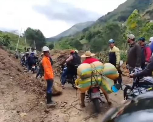 Gremio de motorizados en Mérida movilizó ayuda humanitaria hacia el Páramo