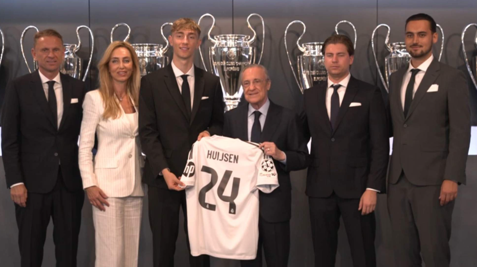 Real Madrid presentó a Dean Huijsen como primer fichaje para el Mundial de Clubes