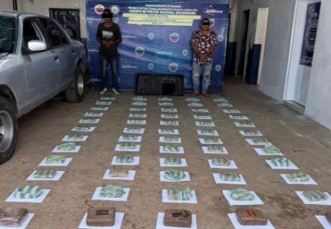 MP imputará a dos sujetos por el tráfico de casi 40 kilos de marihuana en Falcón