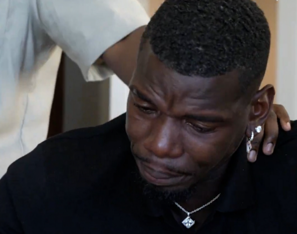 Pogba rompe en llanto tras su regreso al fútbol con el Mónaco