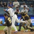 Sigue la rivalidad: Se vaciaron las bancas en el duelo de Padres y Dodgers