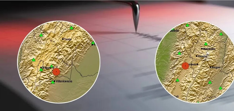 Dos sismos sorprendieron a Colombia este 9 de julio