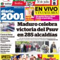 Titulares de la prensa nacional para este lunes 28 de julio