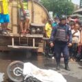 Murió motorizado arrollado por un camión cisterna en La Concepción
