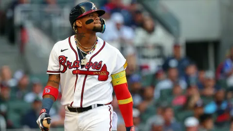Ronald Acuña Jr. despachó su vuelacercas número 13 de la temporada