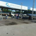 Preparan el escenario en la Vereda del Lago para la fiesta de los Niños esta tarde