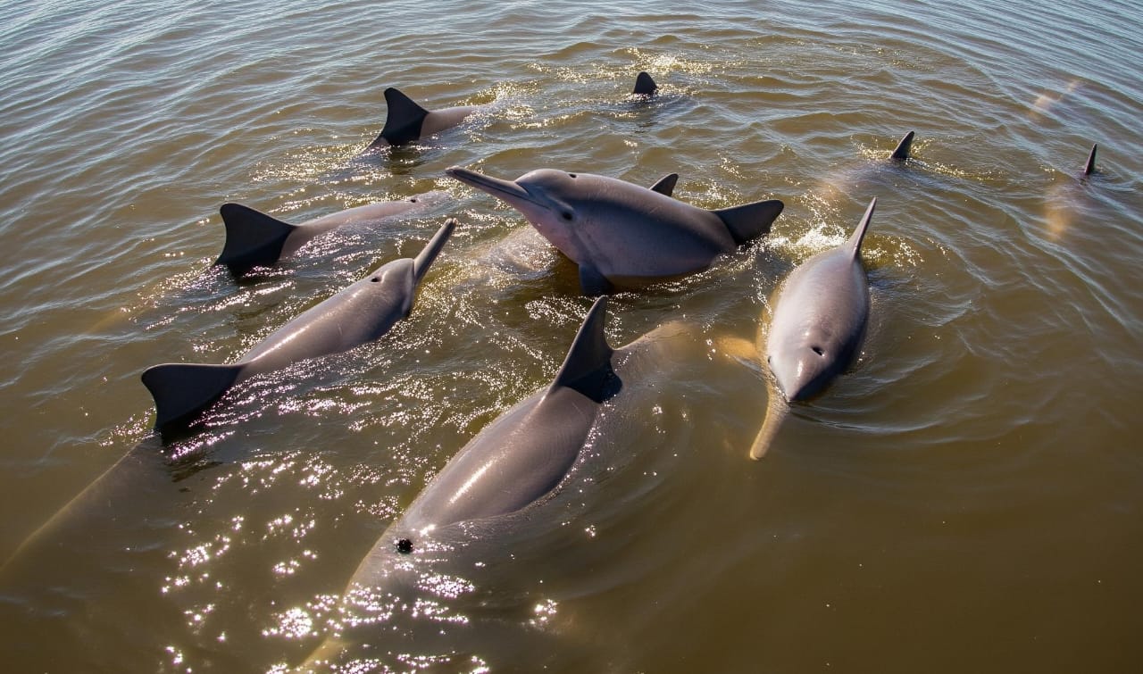 Bello espectáculo: Danza de toninas se avistaron en el Lago de Maracaibo