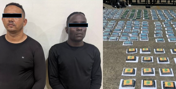 Arrestaron a dos hombres por traficar cocaína en una lancha en Falcón