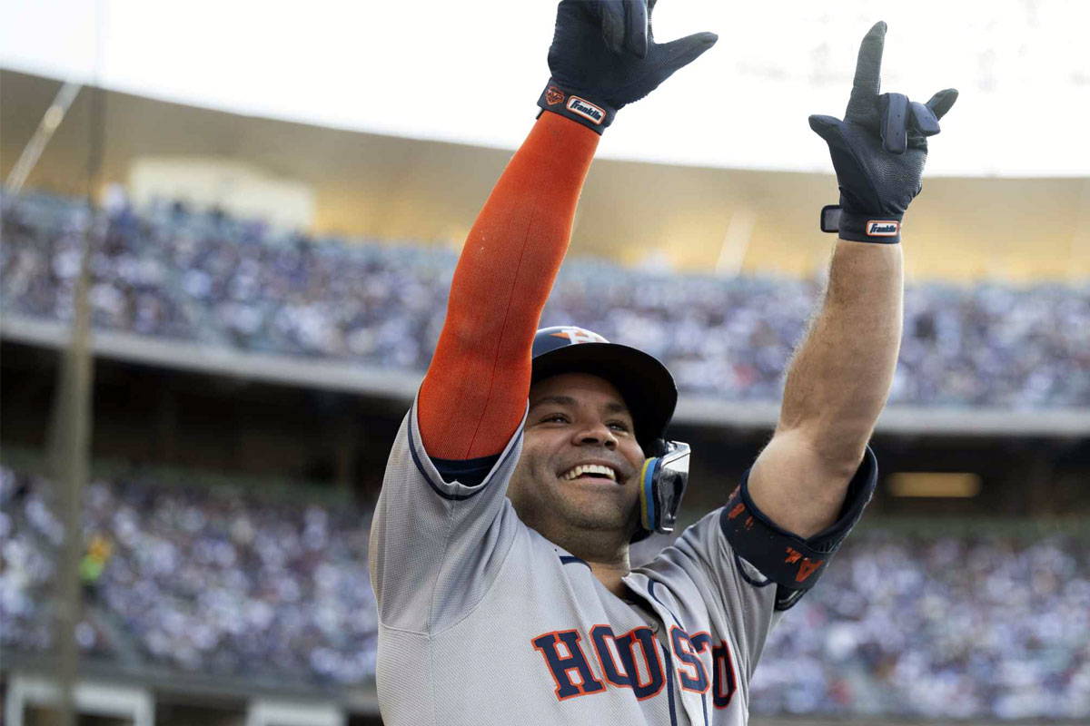 José Altuve llegó a los 250 jonrones de por vida en las Grandes Ligas