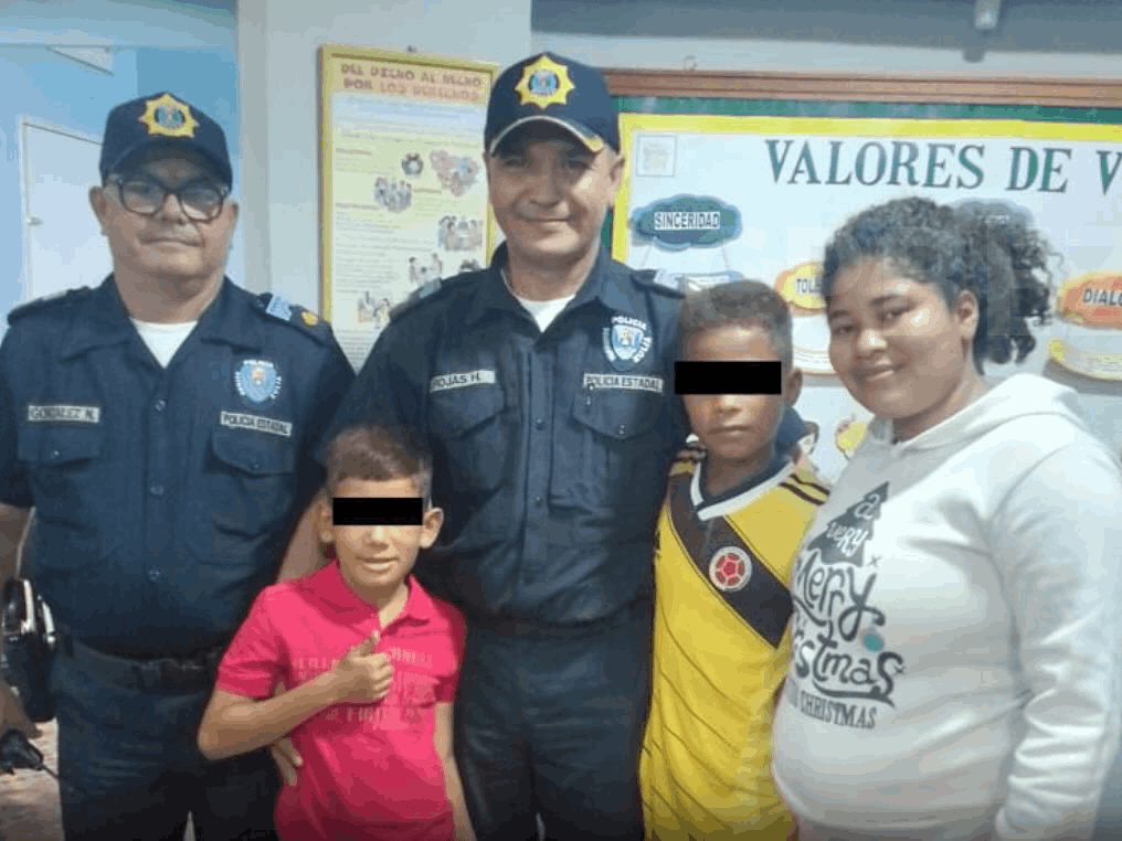 Niños reportados como desaparecidos en Colombia fueron entregados a su madre en Maracaibo