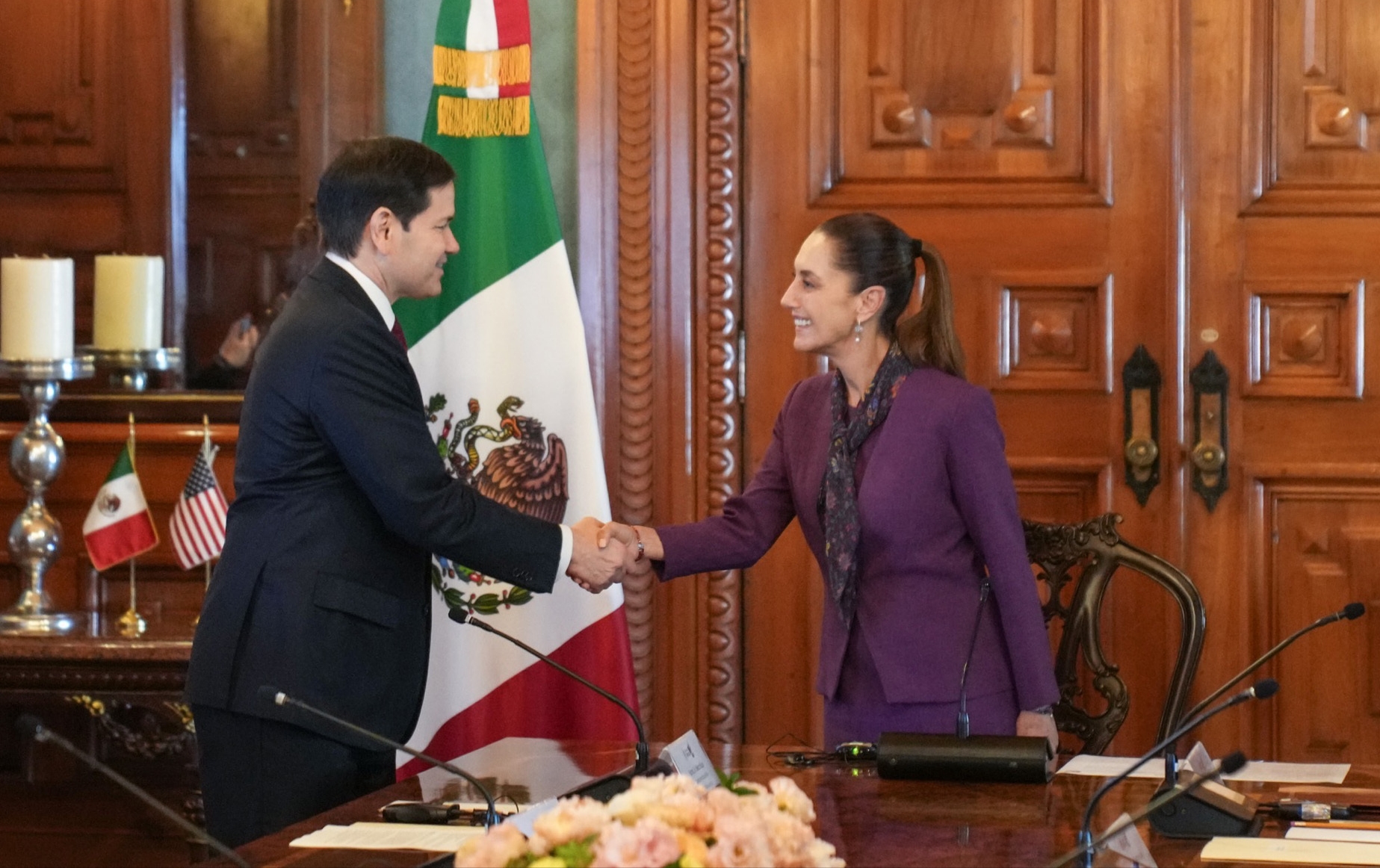 Marco Rubio visita México en medio de tensión en el Caribe