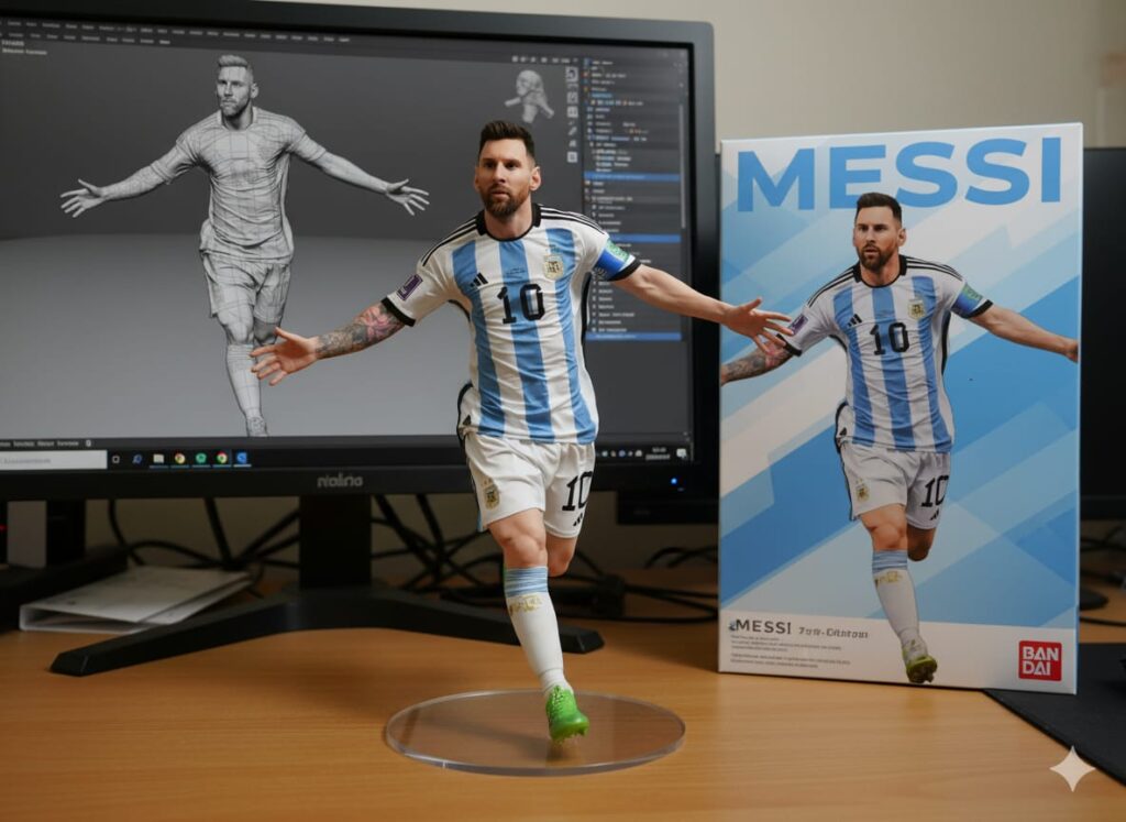 Así puedes crear la imagen viral de la Figura a Escala 1/7