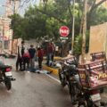 Accidente de tránsito con motorizado en esquina club Bella vista calle 72 con Av 3 E