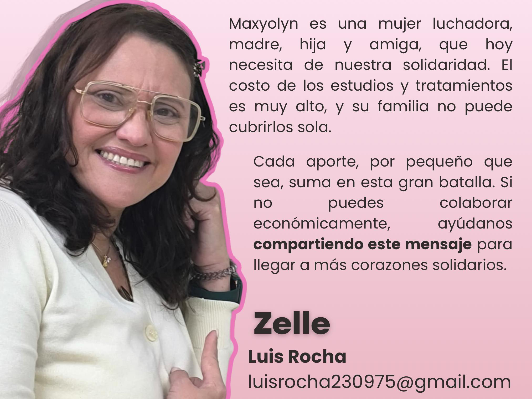 Maxyolyn Bravo necesita apoyo urgente tras diagnóstico de cáncer de mama