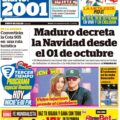 Titulares de la prensa nacional para este martes 9 de septiembre