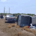Eran zulianos los ocupantes de las camionetas volcadas en la carretera Coro-Punto Fijo