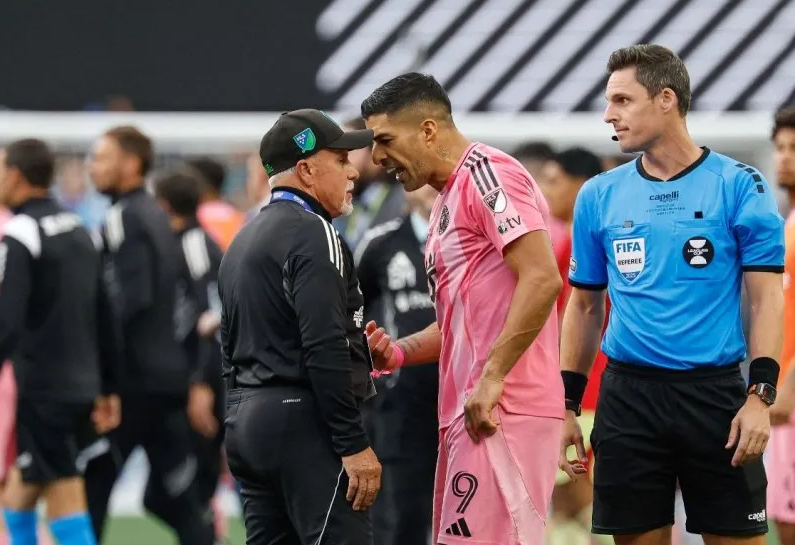 Aumentó la sanción para Luis Suárez tras incidente en la final de la Leagues Cup