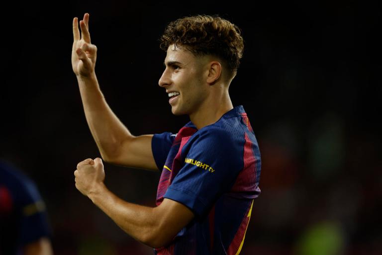 Fermín lidera paliza del Barcelona al Olympiacos en la Champions League