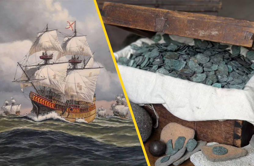 Descubierto en Florida tesoro de un millón de dólares de una flota española de 1715