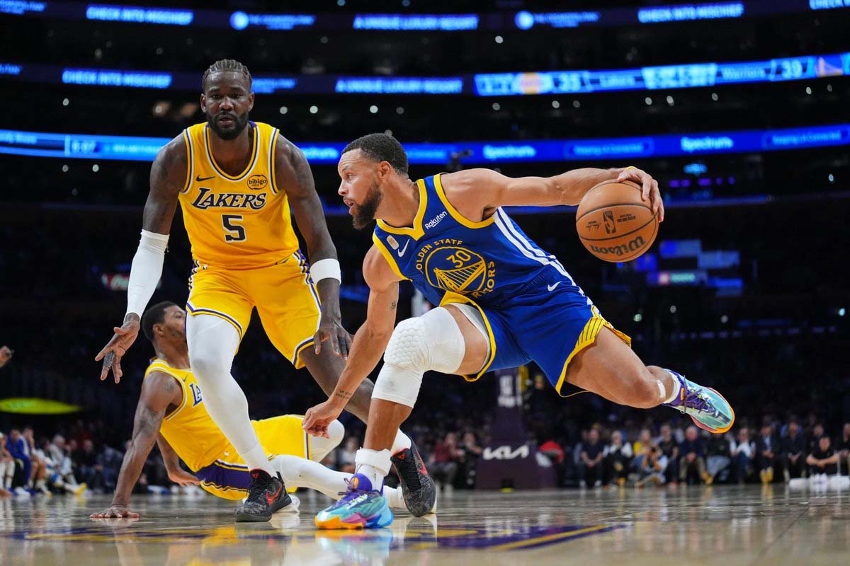 Los Warriors empañaron la actuación de Doncic con los Lakers en el arranque de temporada