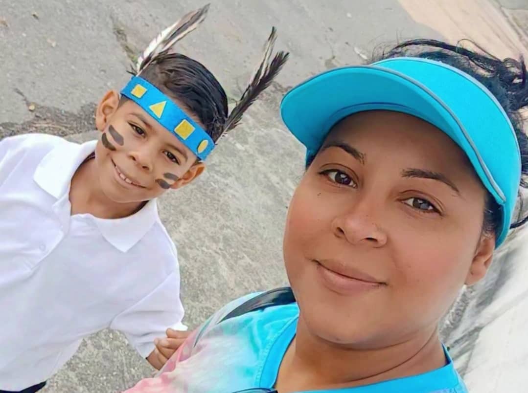 El juego más bonito está en el patio de una mamá venezolana que entrena a su hijo (viral)