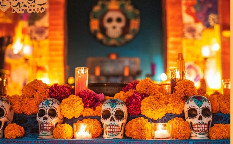 Los altares de México abren sus brazos hoy a las almas inquietas