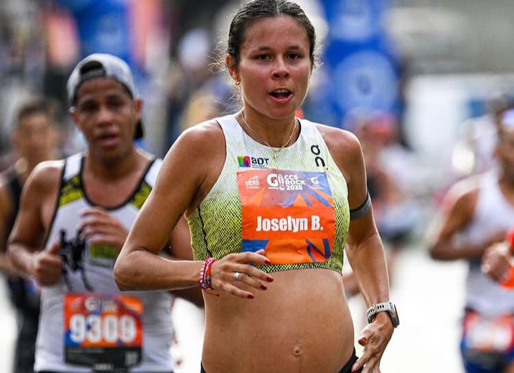 Joselyn Brea corrió en la Gatorade Caracas Rock con siete meses de embarazo