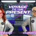 Orlando Urdaneta y Andreína Fuentes estrenan su podcast Voyage to the present, en Miami