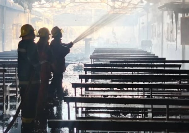 Se incendió una iglesia evangélica en Falcón
