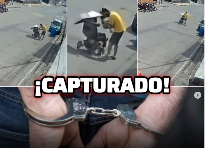 Padre golpeó bestialmente a su bebé en plena vía pública de Barquisimeto