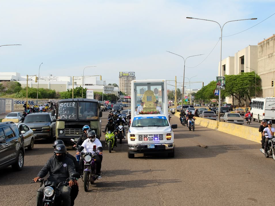 Este domingo se realizará la Caravana Chiquinquireña por la Zona Noroeste de Maracaibo