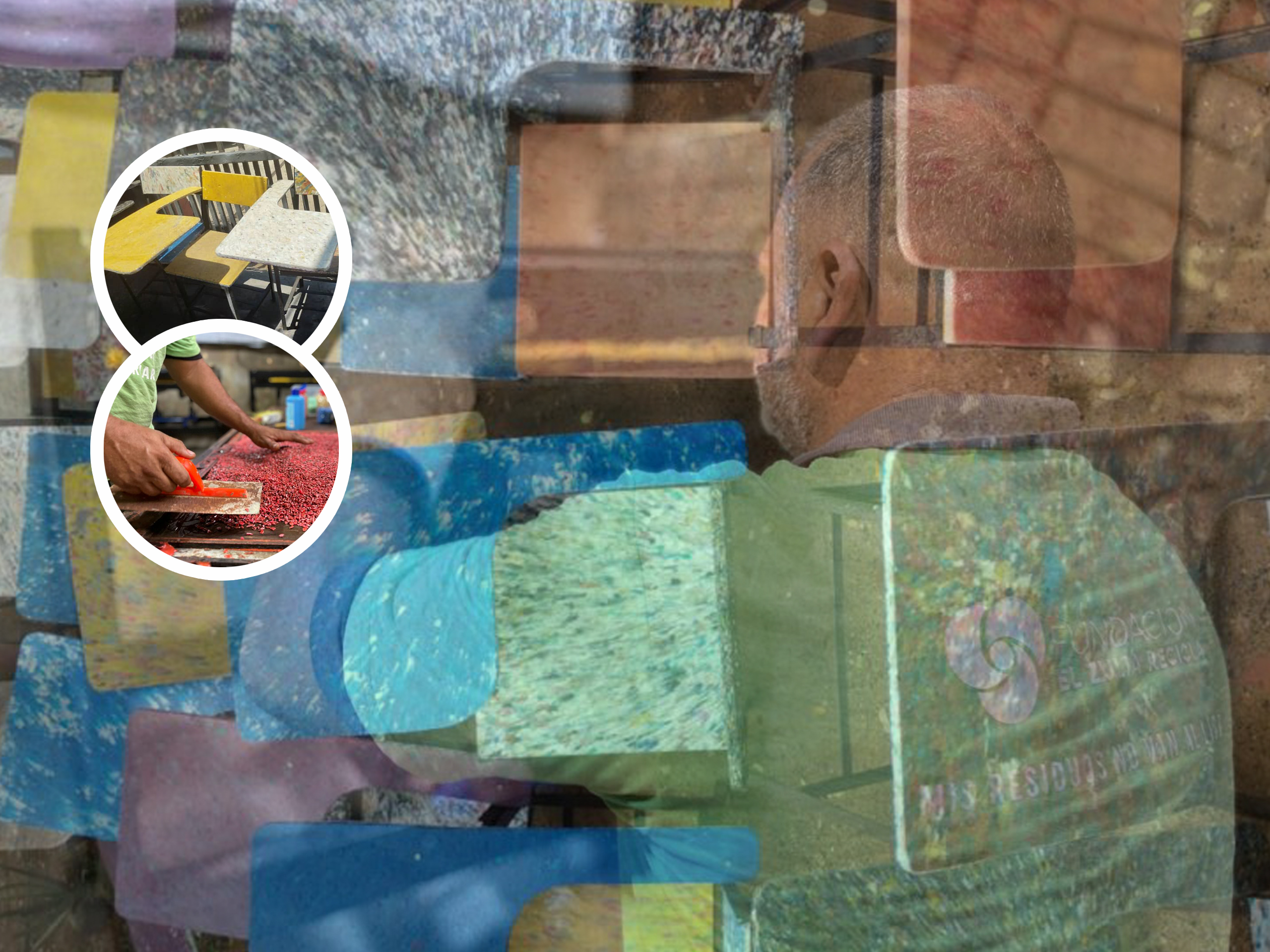 Un sueño que crece: Desechos convertidos en pupitres sostenibles