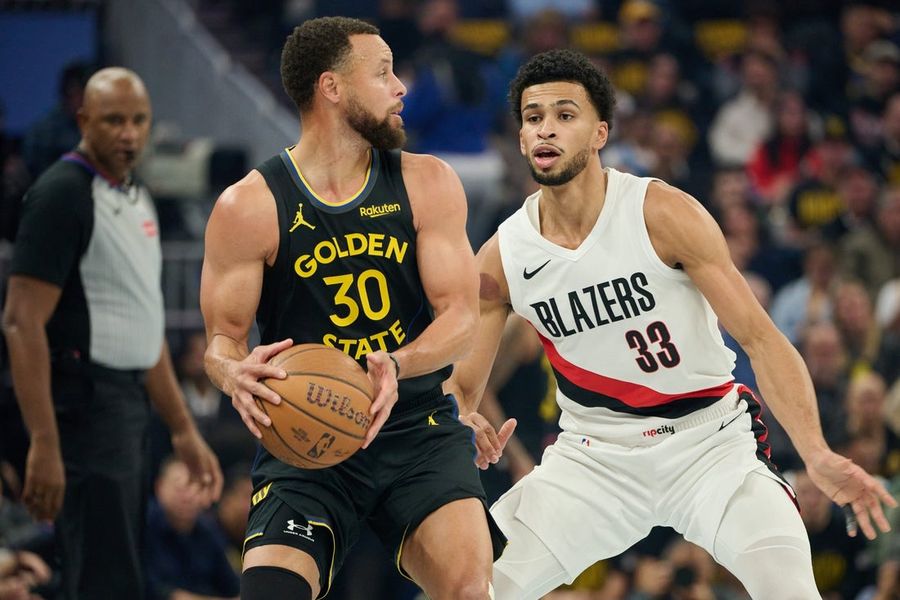 Stephen Curry brilla, pero Warriors caen ante Portland