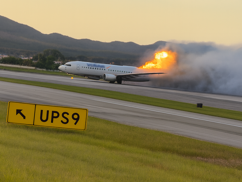 Reportan que un avión de carga se estrelló cerca del Aeropuerto Internacional Muhammad Ali en Louisville, Kentucky