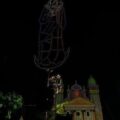 Drones en el cielo de la Basílica dibujaron la constelación de una noche GRANDIOSA