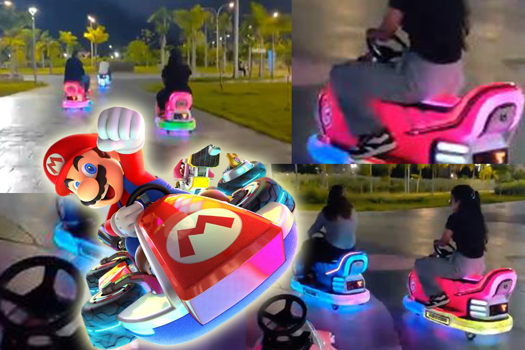 La fiebre de Mario Kart en Maracaibo: ¡tremenda nota!