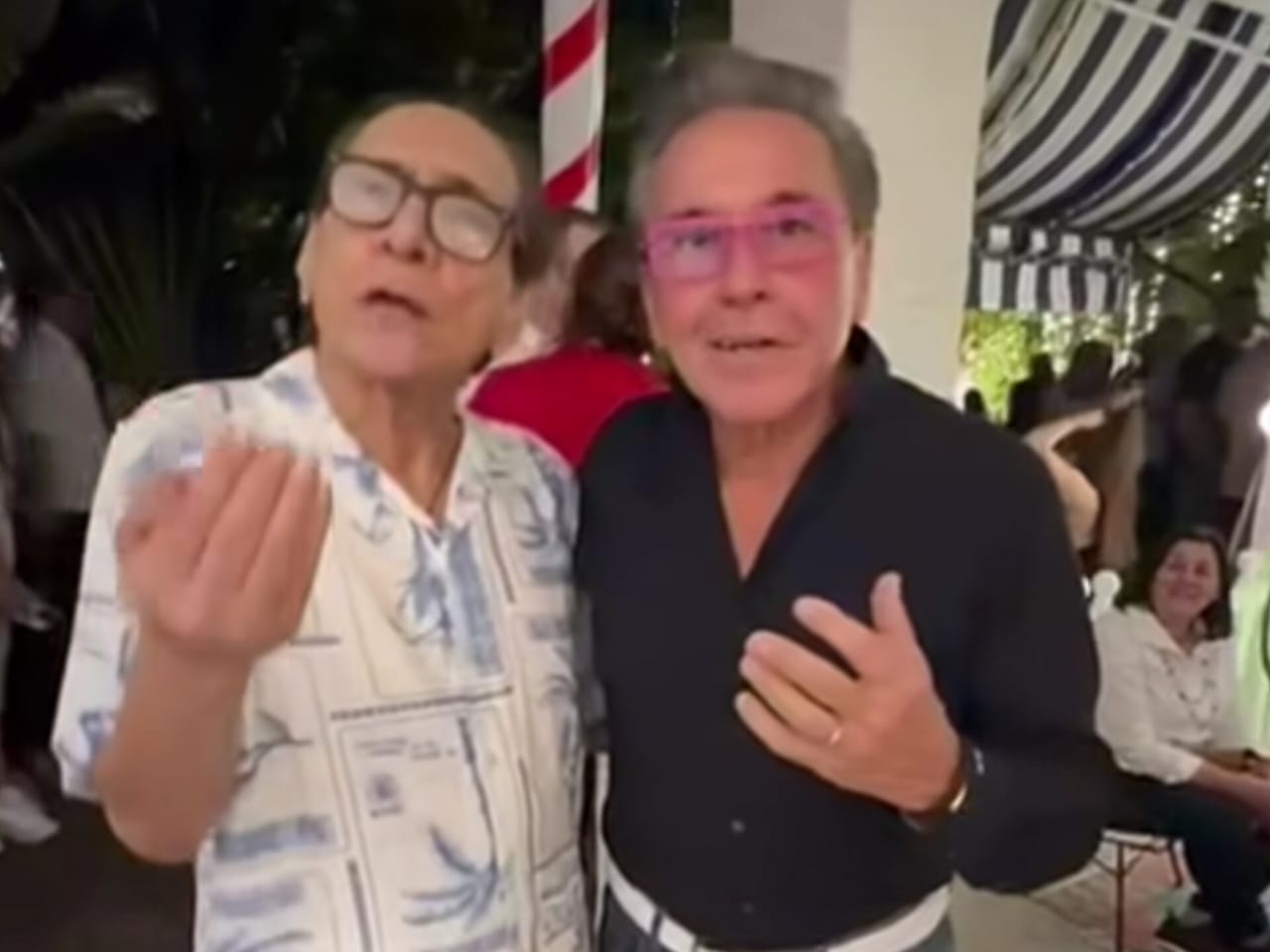 Así fue el reencuentro de los tocayos: Ricardo Portillo y Montaner