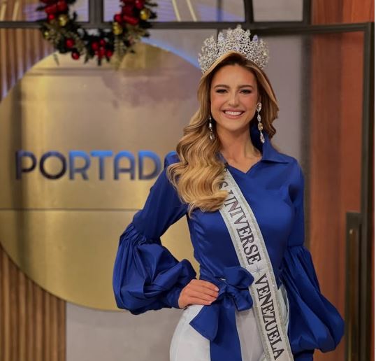 Así fue la primera aparición de Clara Vegas Goetz tras coronarse Miss Universe Venezuela