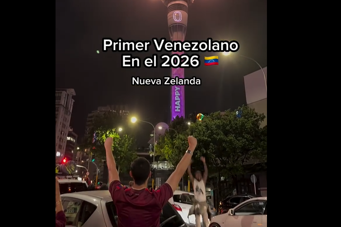 2026 a ritmo Vinotinto: Venezolano protagoniza el primer festejo de Año Nuevo en Nueva Zelanda