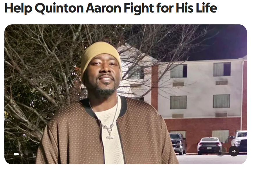 Quinton Aaron, protagonista de “Un sueño imposible”, está hospitalizado y su familia pide ayuda económica