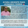 Llamado a la solidaridad: Leonardo Ferrer lucha por su vida en el Centro Médico Occidente