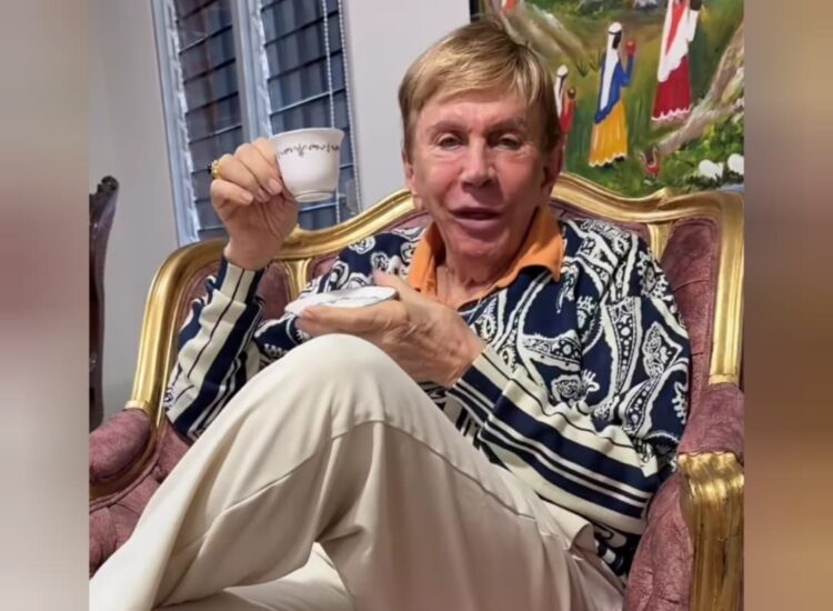 Así celebra Osmel Sousa el triunfo de Lady Di Mosquera, la nueva Reina Internacional del Café