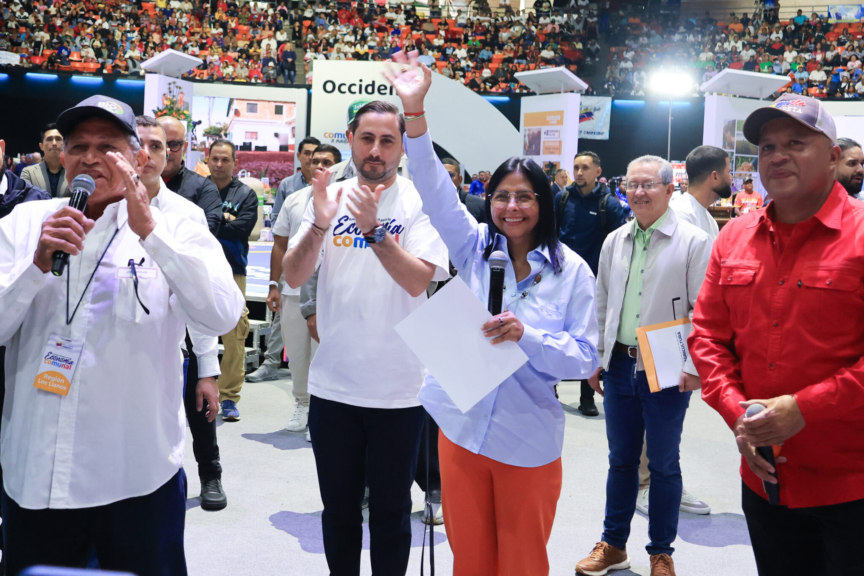Presidenta (e) Delcy Rodríguez encabeza Encuentro Nacional de Economía Comunal