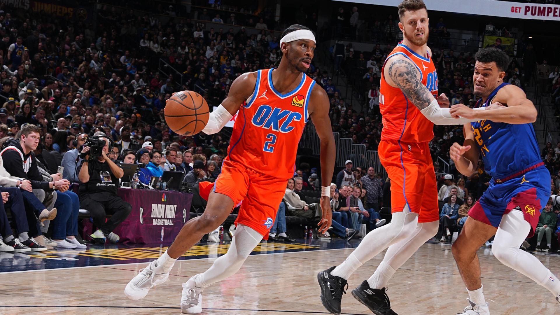 Thunder dominó a Nuggets y reafirmó su liderato en la NBA