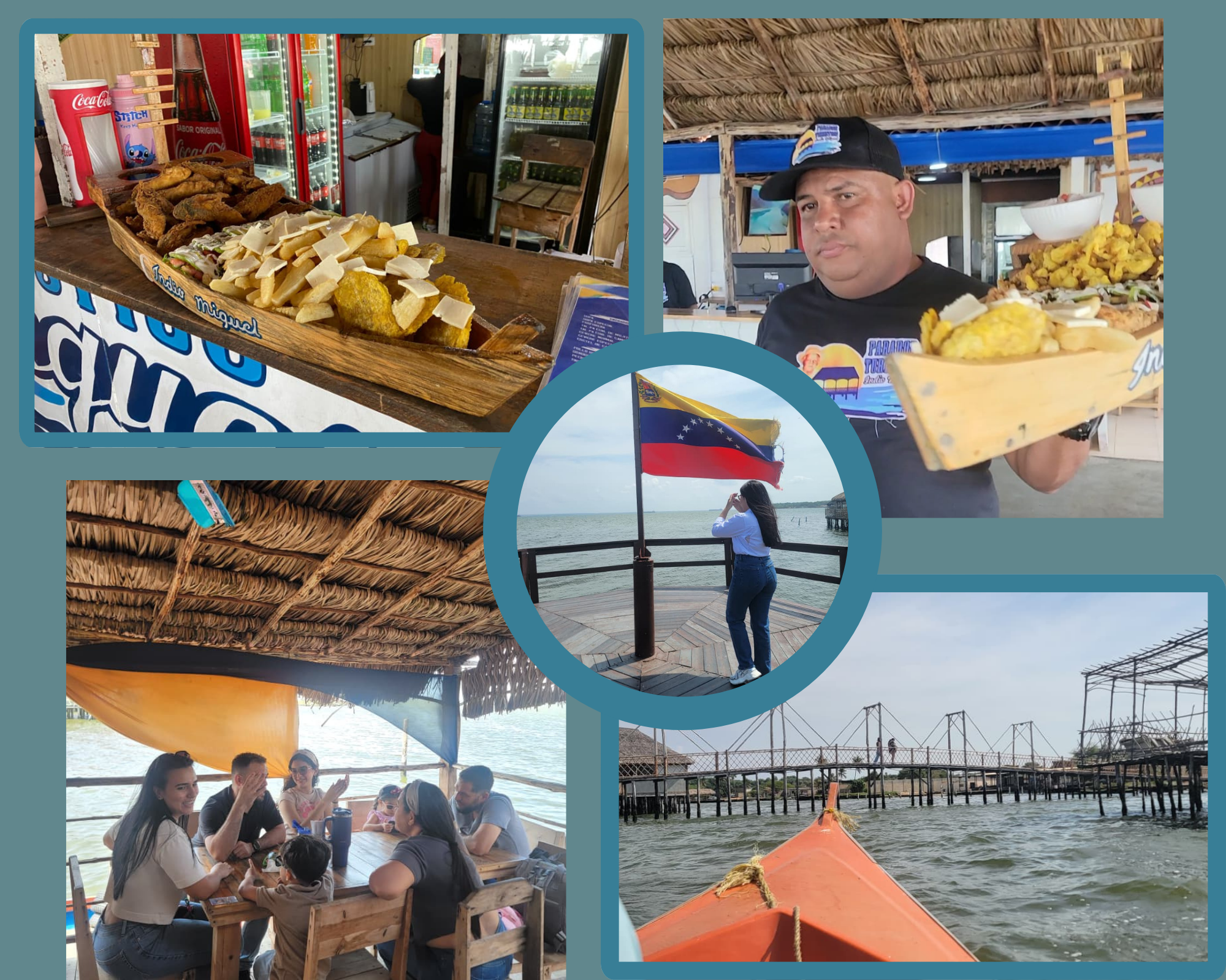 Santa Rosa de Agua: Bohíos donde barcos con pescado frito y ricuras atracan en las mesas