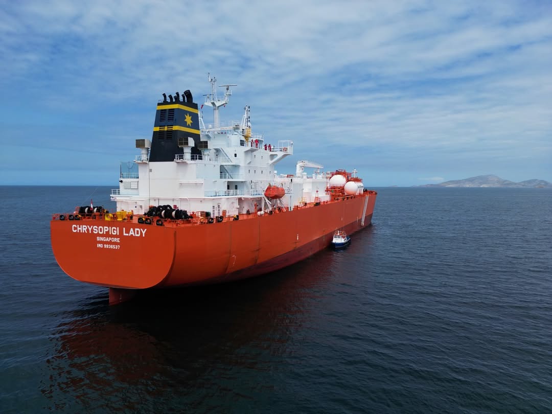 Venezuela exporta por primera vez gas licuado de petróleo tras el zarpe del buque Chrysopigi Lady