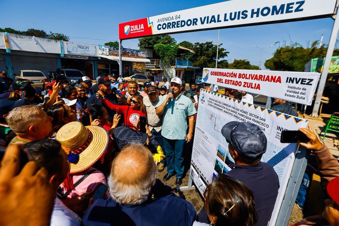 Gobernador Caldera lidera Plan Estadal de Asfaltado en inauguración del corredor Luis Hómez y Villa Baralt